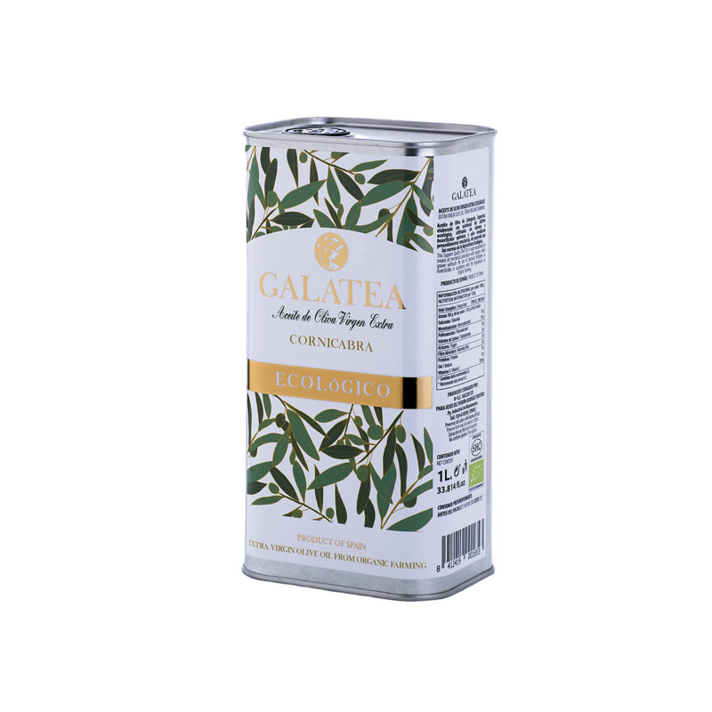 Aceite de oliva virgen extra Ecológico lata 1l Galatea