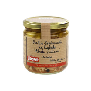 perdiz deshuesada en escabeche casera